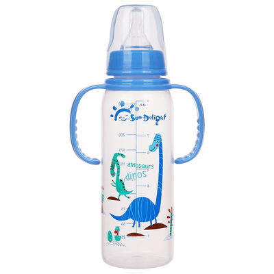 botella de alimentación recién nacida libre inodora del bebé de 9oz BPA manija doble