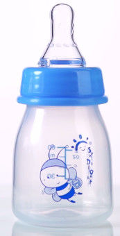 Botella de alimentación recién nacida del bebé de Mini Standard Neck 2oz 60ml PP con la caja de ventana