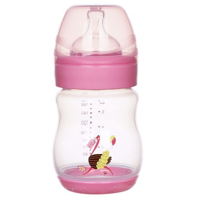 botella de alimentación ancha de la leche del bebé del arco del cuello de 6oz 160ml