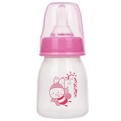 Botella de alimentación recién nacida del bebé de Mini Standard Neck 2oz 60ml con la caja de ventana