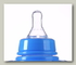 Botella de alimentación para bebés recién nacidos de PP 5 oz 130 ml