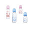 Botellas de alimentación de cristal a prueba de calor estándar del bebé del cuello 9oz 250ml