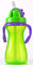 El bebé púrpura verde de 9oz 290ml cargó a Straw Cup With Handle