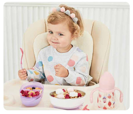 Botella para bebés de 240 ml de 300 ml de PP con doble mango resistente a los golpes