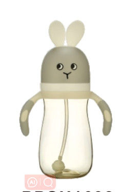 Botellas de polipropileno para niños seguras para microondas con diseños variados