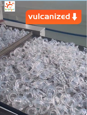 Bebés de silicona con pezón redondo envasado individualmente