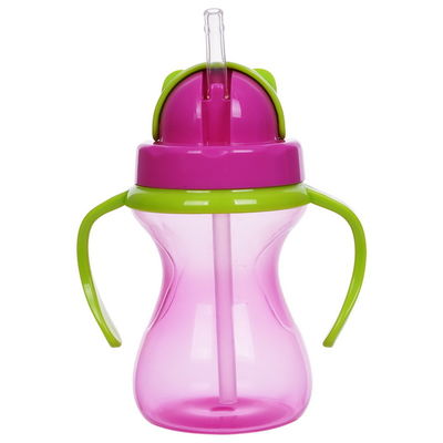 El bebé libre del doble manija BPA 6oz 190ml cargó a Straw Cup