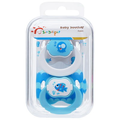 Pacificador suave libre de Soother del bebé del silicón del ABS de BPA