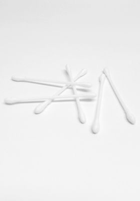 Algodón 100% 100 brotes plásticos del algodón de la seguridad del bebé del palillo de las PC