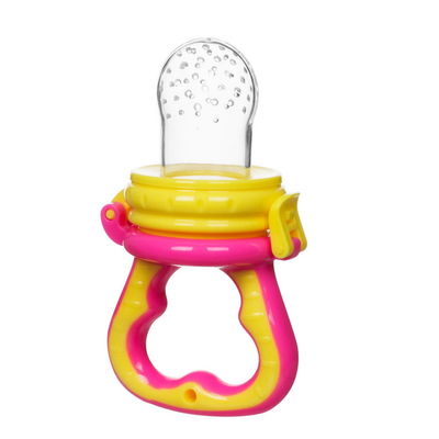FDA blanco silicón no pegajoso Teether del bebé de 6 meses