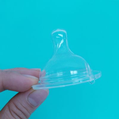 Entrerrosca ancha de la botella de alimentación del cuello del silicón líquido transparente