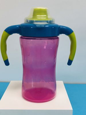9 meses 7 taza libre fácil de Sippy del bebé del apretón BPA de la onza 260ml