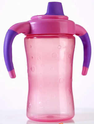 Princesa Pink de 2 cuentas 9 meses taza de Sippy del entrenamiento de 9 onzas