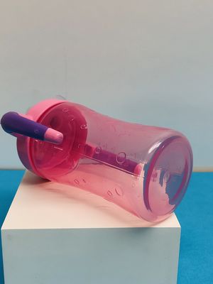 Princesa Pink de 2 cuentas 9 meses taza de Sippy del entrenamiento de 9 onzas