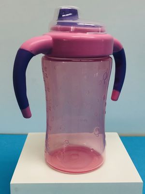 Princesa Pink de 2 cuentas 9 meses taza de Sippy del entrenamiento de 9 onzas