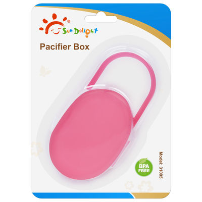 Categoría alimenticia Carry Case suave silicón Teether del bebé de 3 meses
