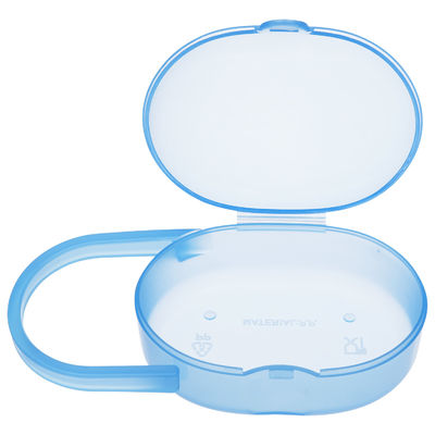 Categoría alimenticia Carry Case suave silicón Teether del bebé de 3 meses