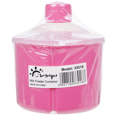 Envase libre de leche en polvo del bebé de la rejilla del dispensador 3 de la fórmula de BPA PP