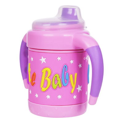 6 meses no derraman la taza de consumición libre del bebé de BPA 6oz 160ml