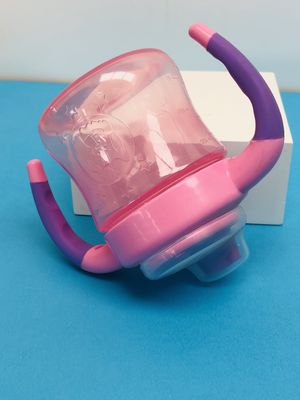 No manija doble del derramamiento 6 meses taza de Sippy de 6 muchachas de la onza