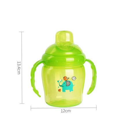 (NUEVA) TAZA de 225ml PP SIPPY CON el DOBLE MANIJA ANTIGOTAS