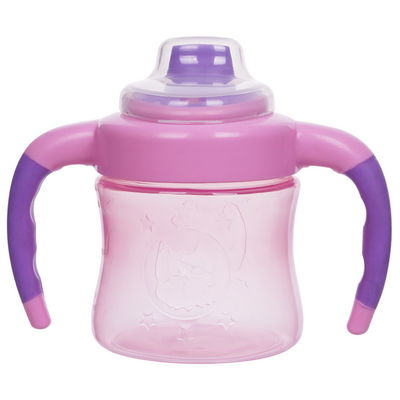 No manija doble del derramamiento 6 meses taza de Sippy de 6 muchachas de la onza