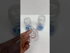 Pezón anti del cólico del silicón ancho claro lavable del cuello