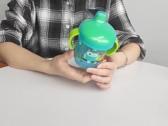 Bebé Sippy Cup a prueba de derrames - 9 oz de capacidad para la alimentación sin problemas